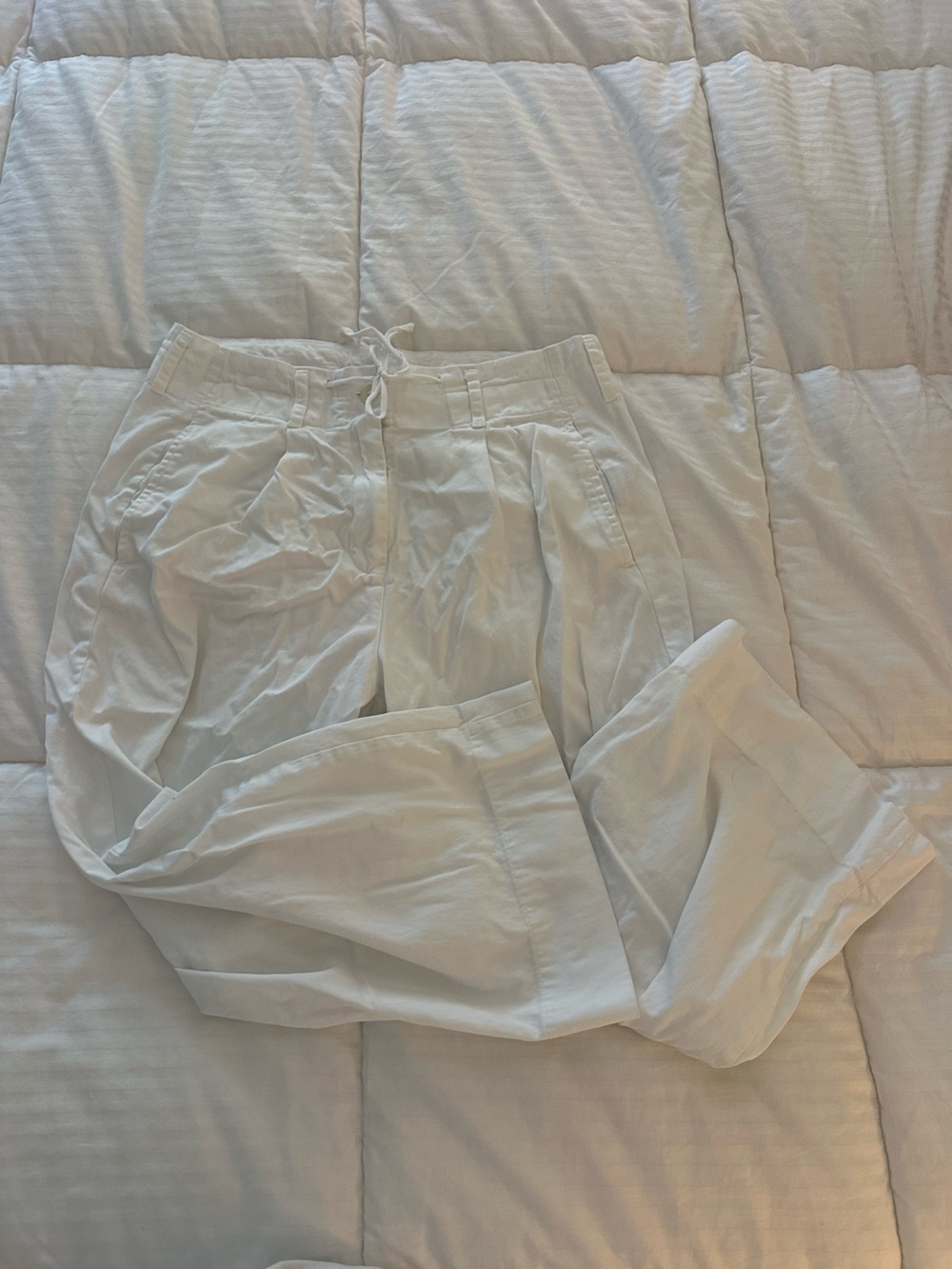 Poetry White Drawstring Jogger Pants
